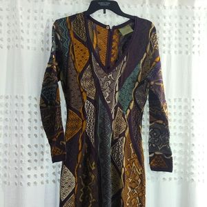 🚨 VINTAGE 90s COOGI mercerised knit maxi